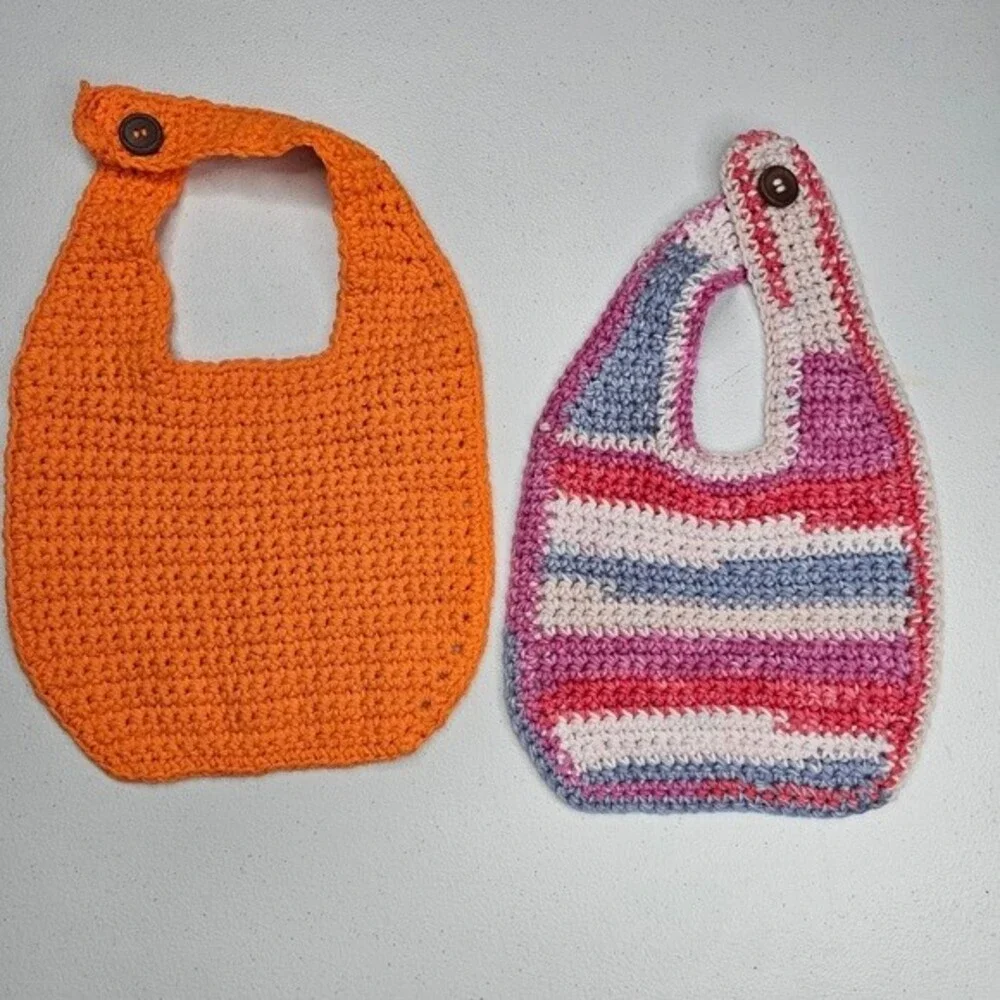 Handmade crochet bibs 6